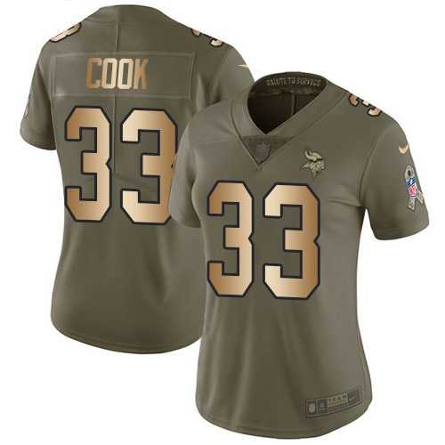 Women Nike Vikings 33 Dalvin Cook Olive Gold Salute To Service Limited Jersey Dzhi,We sell and wholesale Women Nike Vikings 33 Dalvin Cook Olive Gold Salute To Service Limited Jersey Dzhi on line form chian!
